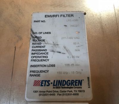 ETS-Lindgren LRE-4060 Power Filter
